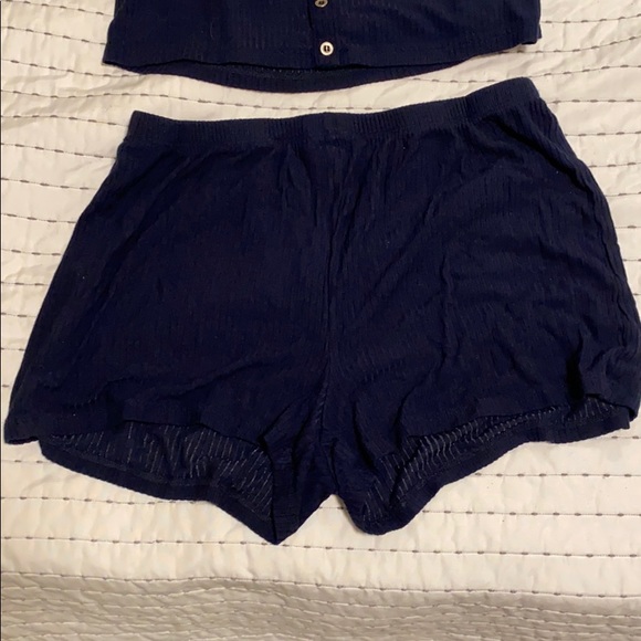 Navy blue sleep set - Picture 2 of 2